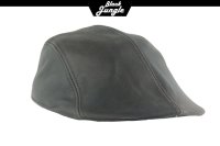 Black Jungle DOBBYN  Schirmmütze Cap Schiebermütze Flatcap Ledermütze Mütze Ledercap Flat caps Braun XL (61-62 cm)