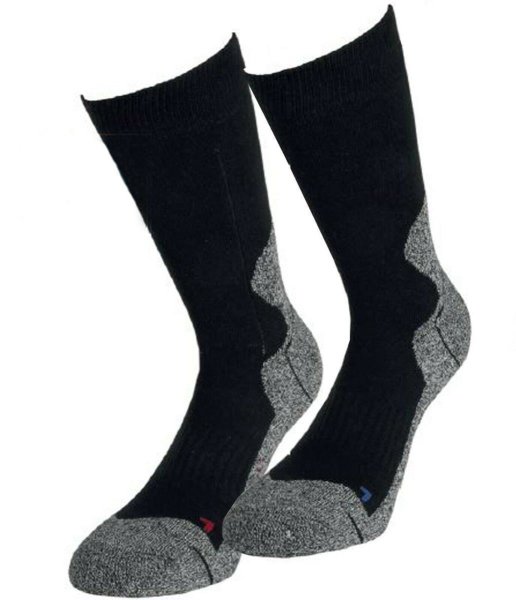 Funktionsstrümpfe Trekkingsocken für Wanderschuhe Trecking Socken Outdoorsocken Schwarz 35-38 4 Paar