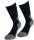 Funktionsstrümpfe Trekkingsocken für Wanderschuhe Trecking Socken Outdoorsocken Schwarz 43-46 2 Paar