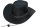 Black Jungle BROOME Kinderhut Lederhut Westernhut Cowboyhut Hüte + Kinnriemen XS