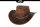 Black Jungle ARAMAC Lederhut  Cowboyhut Australienhut Hut Outdoor Westernhut Reithut unisex