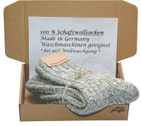 Schaf-Wollsocken dick warm Natursocken Wintersocken Made in Germany Größe 35-50