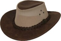 SCIPPIS  DARWIN Lederhut Knautschbar Westernhut...