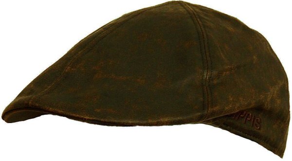 SCIPPIS  Dublin Cap Schiebermütze Schirmmütze Flatcap Braun Damen Herren L (59-60 cm)