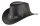 SCIPPIS  RENO Lederhut Lederhüte Australien Cowboyhut Westernhut Schwarz Hut Neu  M (57-58 cm)