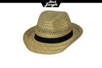 Black Jungle Strandhut VARADERO Strohhut Natur Sommerhut Strohhüte Havanna Hut Unisex Bogart