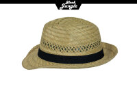 Black Jungle Strandhut VARADERO Strohhut Natur Sommerhut Strohhüte Havanna Hut Unisex Bogart