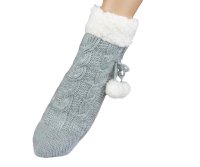 Thermo Home Socke ABS-Sohle. Extra dick und warm....