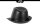 Black Jungle ADAM  Trilby Lederlook Karibikhut Havannahut Regenhut Hut Sonnenhut