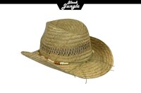 Black Jungle Westernhut BONDI Strohhut Sommerhut Strandhut Cowboyhut Sonnenschutz Fedora hut
