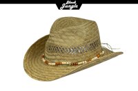 Black Jungle Westernhut BONDI Strohhut Sommerhut Strandhut Cowboyhut Sonnenschutz Fedora hut