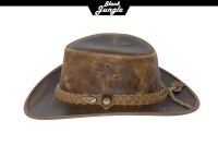 Black Jungle BULAT Westernhut Australien Outdoorhut Lederhut Cowboyhut Reithut Hut Unisex M Tan