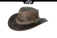 Black Jungle BULAT Westernhut Australien Outdoorhut Lederhut Cowboyhut Reithut Hut Unisex M Charcoal