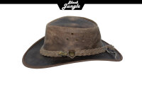 Black Jungle BULAT Westernhut Australien Outdoorhut Lederhut Cowboyhut Reithut Hut Unisex L Charcoal