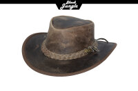 Black Jungle BULAT Westernhut Australien Outdoorhut Lederhut Cowboyhut Reithut Hut Unisex L Charcoal
