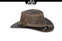 Black Jungle BULAT Westernhut Australien Outdoorhut Lederhut Cowboyhut Reithut Hut Unisex L Charcoal