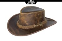 Black Jungle BULAT Westernhut Australien Outdoorhut Lederhut Cowboyhut Reithut Hut Unisex XL Tan