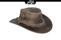 Black Jungle BULAT Westernhut Australien Outdoorhut Lederhut Cowboyhut Reithut Hut Unisex XL Charcoal