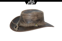 Black Jungle BULAT Westernhut Australien Outdoorhut Lederhut Cowboyhut Reithut Hut Unisex XL Charcoal