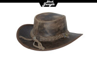 Black Jungle BULAT Westernhut Australien Outdoorhut Lederhut Cowboyhut Reithut Hut Unisex XL Charcoal
