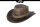 Black Jungle BULAT Westernhut Australien Outdoorhut Lederhut Cowboyhut Reithut Hut Unisex XL Charcoal