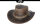 Black Jungle BULAT Westernhut Australien Outdoorhut Lederhut Cowboyhut Reithut Hut Unisex XL Charcoal