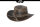 Black Jungle BULAT Westernhut Australien Outdoorhut Lederhut Cowboyhut Reithut Hut Unisex XL Charcoal