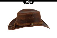 Black Jungle BULAT Westernhut Australien Outdoorhut Lederhut Cowboyhut Reithut Hut Unisex Ocker M