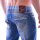 Cipo & Baxx C 595 Herren Jeans Blue Denim used Look Straight Cut Bootcut blau