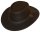 Black Jungle SORRENTO Lederhut Cowboyhut Westernhut Australien Herren Hut Freizeithut Braun M (57-58 cm)