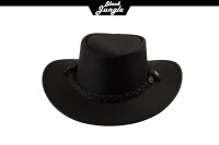 Black Jungle SORRENTO Lederhut Cowboyhut Westernhut Australien Herren Hut Freizeithut Braun XXL
