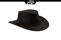 Black Jungle SORRENTO Lederhut Cowboyhut Westernhut Australien Herren Hut Freizeithut Braun XXL
