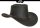 Black Jungle BEAGLE Outdoor Western Lederhut Australien Cowboy Lederh&uuml;te Reiterhut Unisex Braun S (55-56 cm)