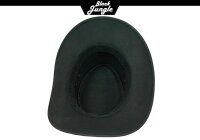 Black Jungle BEAGLE Outdoor Western Lederhut Australien Cowboy Lederhüte Reithut Unisex Schwarz XXL