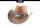 Black Jungle ONTARIO Hut Outdoorhut Westernhut Lederhut Australienhut Cowboyhut Reiterhut Unisex Ocker S (55-56 cm)