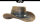 Black Jungle ONTARIO Hut Outdoorhut Westernhut Lederhut Australienhut Cowboyhut Reiterhut Unisex Tan/Schwarz S (55-56 cm)