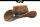 Black Jungle ONTARIO Hut Outdoorhut Westernhut Lederhut Australienhut Cowboyhut Reiterhut Unisex Ocker/Schwarz L (59-60 cm)