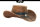 Black Jungle ONTARIO Hut Outdoorhut Westernhut Lederhut Australienhut Cowboyhut Reiterhut Unisex Ocker/Schwarz L (59-60 cm)