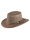 SCIPPIS  BRANDON Lederhut Knautschbar Westernhut Australien Hüte Herrenhut hickory XL (61-62 cm)
