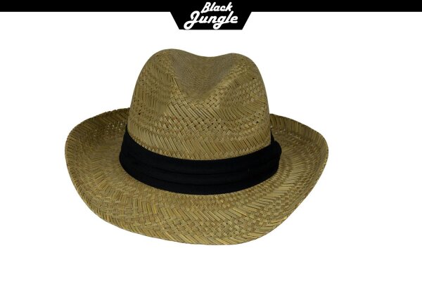 Black Jungle LORAY Westernhut Strohhut Sommerhut Strandhut Cowboyhut Sonnenschutz Fedora hut