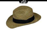 Black Jungle LORAY Westernhut Strohhut Sommerhut Strandhut Cowboyhut Sonnenschutz Fedora hut