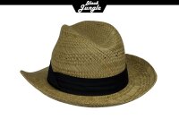 Black Jungle LORAY Westernhut Strohhut Sommerhut Strandhut Cowboyhut Sonnenschutz Fedora hut