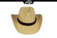 Black Jungle MORON Westernhut Strohhut Sommerhut Strandhut Cowboyhut Sonnenschutz Fedora hut