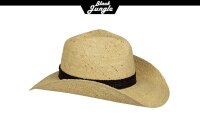 Black Jungle MORON Westernhut Strohhut Sommerhut Strandhut Cowboyhut Sonnenschutz Fedora hut