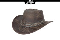 Black Jungle STONEBROOK Westernhut Australien Outdoorhut Lederhut Cowboyhut Reithut Hut Unisex