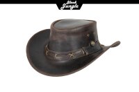 Black Jungle ROSWELL Westernhut Australien Outdoorhut Lederhut Cowboyhut Reithut Hut Unisex
