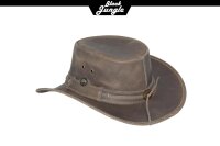 Black Jungle ROSWELL Westernhut Australien Outdoorhut Lederhut Cowboyhut Reithut Hut Unisex Charcoal M