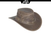 Black Jungle ROSWELL Westernhut Australien Outdoorhut Lederhut Cowboyhut Reithut Hut Unisex Charcoal M