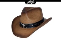 Black Jungle BUFFALO Sommerhut Strohhut Outdoorhut Sonnenhut Freizeithut