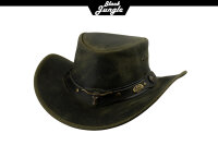 Black Jungle ELDORADO Westernhut Australien Outdoorhut Lederhut Cowboyhut Reithut Hut Unisex